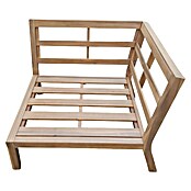 Palletbank Kent (l x b x h: 94 x 94 x 68,5 cm, Teak look, Hoekelement) | BAUHAUS