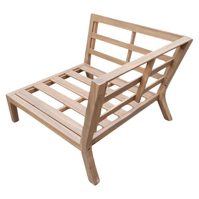 Palletbank Kent (l x b x h: 94 x 94 x 68,5 cm, Teak look, Hoekelement) | BAUHAUS