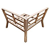 Palletbank Kent (l x b x h: 94 x 94 x 68,5 cm, Teak look, Hoekelement) | BAUHAUS