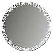 Espejo redondo con luz LED Dot (Diámetro: 60 cm, Blanco) | BAUHAUS