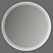 Espejo redondo con luz LED Dot (Diámetro: 60 cm, Blanco) | BAUHAUS