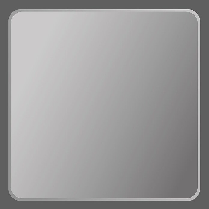 Espejo con luz LED Salma (80 x 80 cm, Vidrio) | BAUHAUS