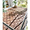Klick-Holzfliese dunkel (Akazie, 30 x 30 cm, 5er Pack)