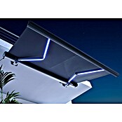 Sunfun LED-Vollkassettenmarkise (Anthrazit, Breite: 2,5 m, Ausfall: 1,5 m) | BAUHAUS