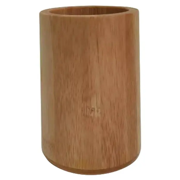 Camargue Zahnputzbecher Bambus - Bambus, Bambus - Zylindrischer Halter aus natürlichem Bambusholz.