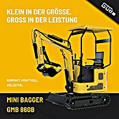 Güde Minibagger GMB 860B (9 kW, Benzin) | BAUHAUS