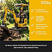 Güde Minibagger GMB 860B (9 kW, Benzin) | BAUHAUS