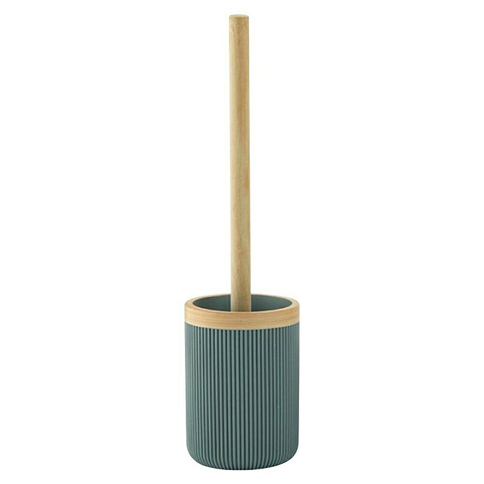 Camargue Garnitura z WC ščetko Ocean Wood  (Smola, Modra/bambus) | 3715 - Einzelaccessoires | DADD - Accessoires | DAD - Badausstattung | DA - Badausstattung/Bäderwelt | D - Sanitär | BAUHAUS