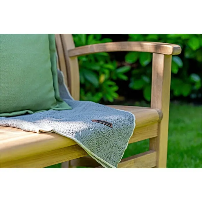 Kai Wiechmann Gartenbank - B x T x H: 120 x 63 x 92 cm, Teak, Naturbelassen