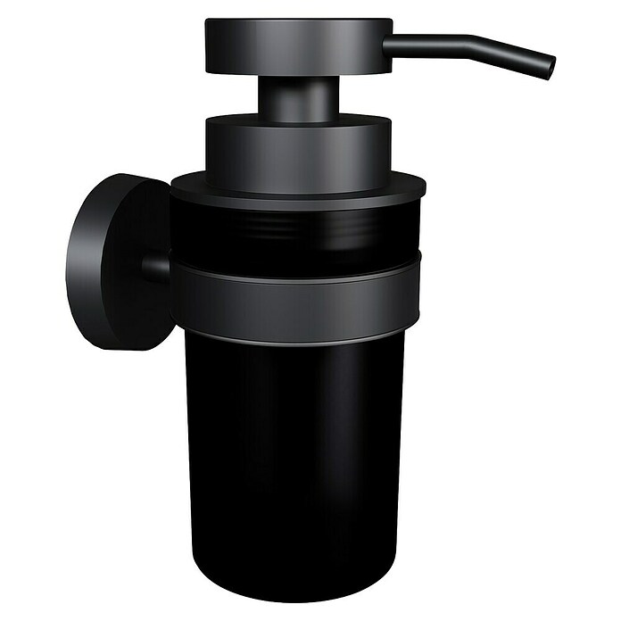 Camargue Paris Black Seifenspender (L x B x H: 12,7 x 7 x 15,6 cm, Edelstahl, Schwarz) | BAUHAUS