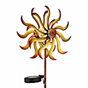 Globo Dekorativna solarna svjetiljka  (D x Š x V: 220 x 120 x 920 mm, Topla bijela, IP44, Zlatna) | BAUHAUS