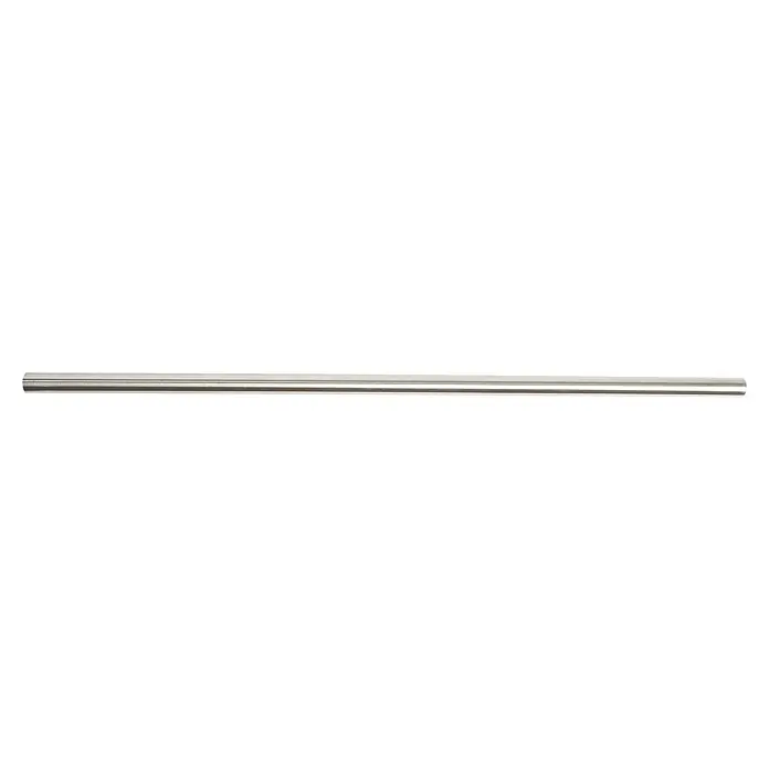 Rei Möbelgriff - Lochabstand: 306 mm, Stahl, Edelstahl, Rund, L x B x H: 376 x 12 x 32 mm - Polierter silberner Metallstab.
