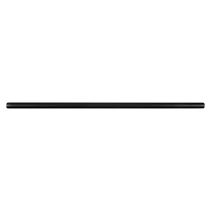 Rei Möbelgriff - Lochabstand: 356 mm, Stahl, Schwarz, Rund, L x B x H: 425 x 12 x 32 mm - Schwarz, texturierter zylindrischer Stab.