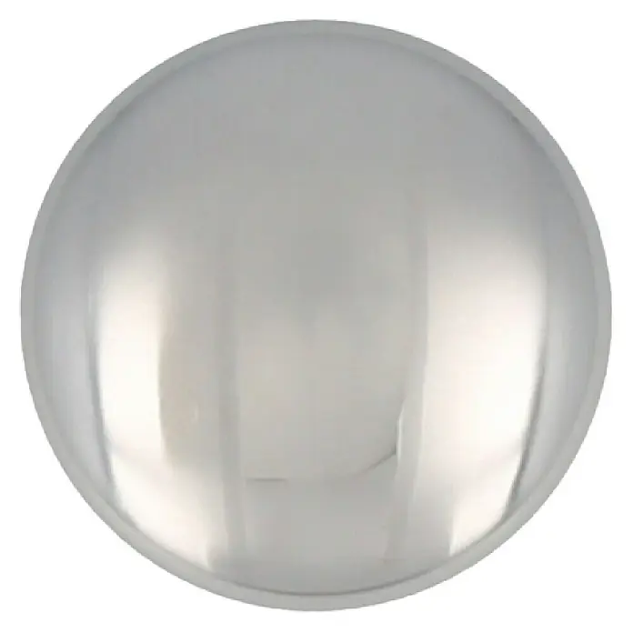 Rei Möbelknopf - Durchmesser: 25 mm, Chrom - Polierte silberne halbkugelförmige Kappe.