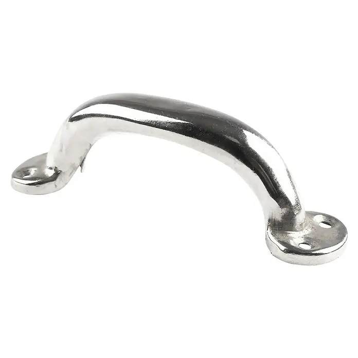 Rei Möbelgriff - Lochabstand: 115 mm, Sonstige, Nickel - Verchromter Metall-Haltegriff, ideal für Marine- oder Sicherheitsanwendungen.