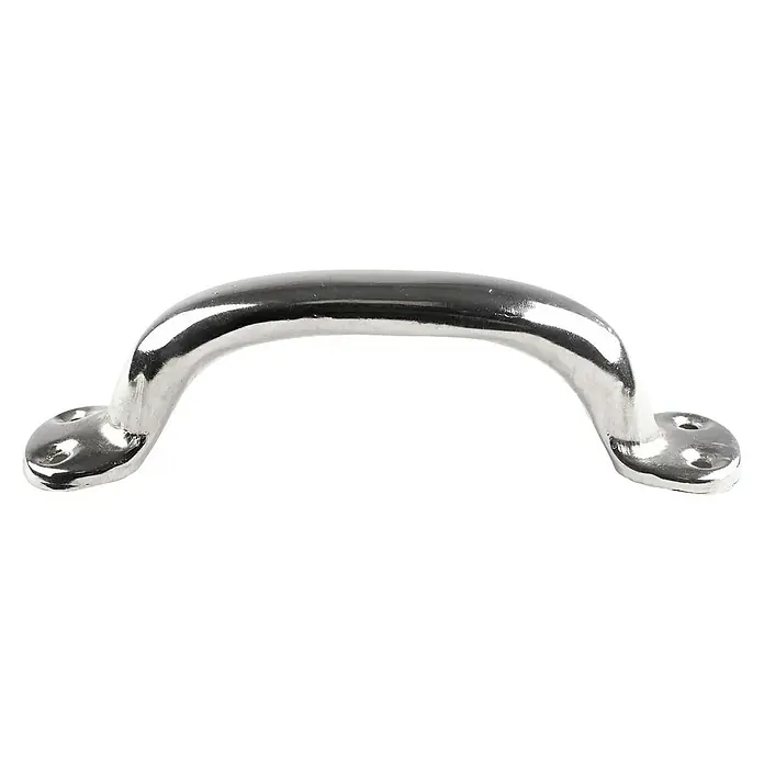 Rei Möbelgriff - Lochabstand: 125 mm, Sonstige, Nickel - Polierter Chrom-Bügelgriff mit Befestigungslöchern.