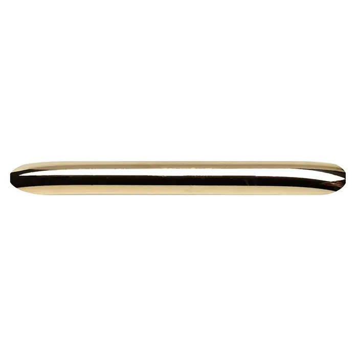 Rei Möbelgriff - Lochabstand: 96 mm, Sonstige, Gold, L x B x H: 105 x 10 x 30 mm - Goldfarbener, polierter Metallstab.