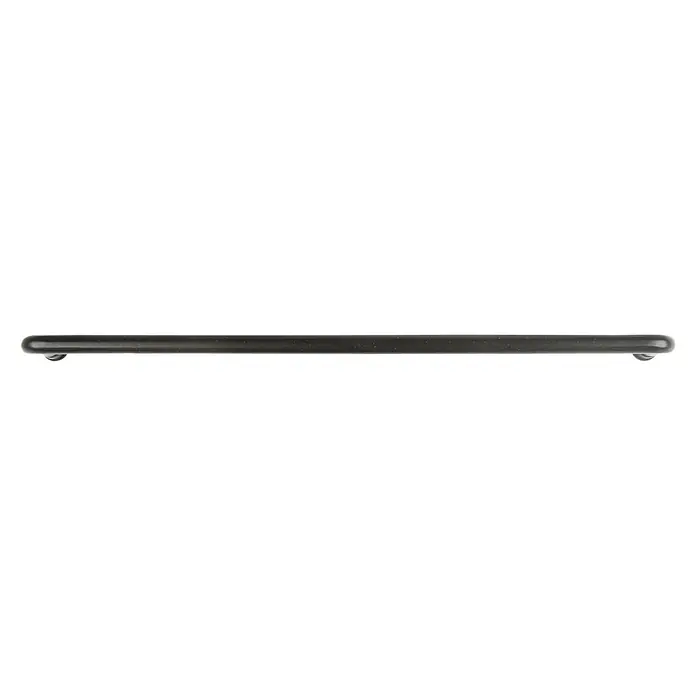 Rei Möbelgriff - Lochabstand: 192 mm, Sonstige, Schwarz, L x B x H: 200 x 9 x 28 mm - Dunkelgrauer gesprenkelter Möbelgriff mit abgerundeten Enden.