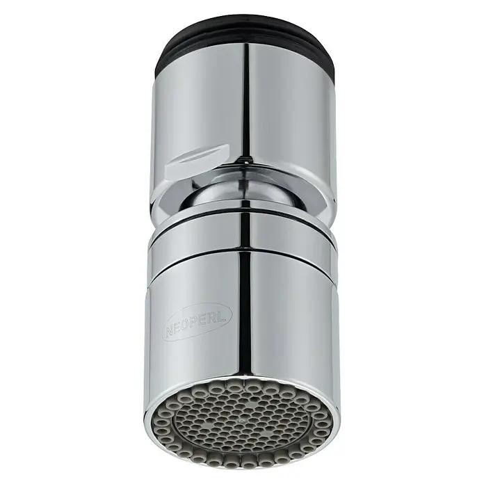 Neoperl Strahlregler Varioduo - M22/M24, Verchromt, Mit Kugelgelenk - Verchromter NEOPERL Schwenk-Strahlregler mit einstellbarem Wasserfluss.