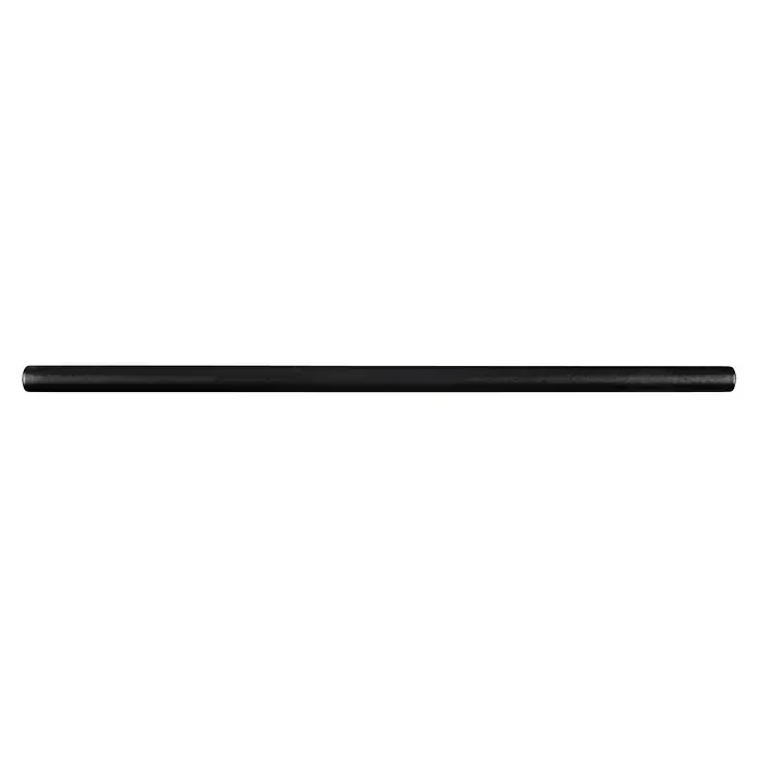 Rei Möbelgriff - Lochabstand: 224 mm, Stahl, Schwarz, Rund, L x B x H: 276 x 12 x 32 mm - Matte schwarze zylindrische Rolle.
