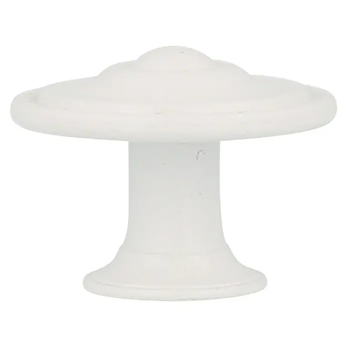 Rei Möbelknopf - Ø x H: 35 x 26 mm, Weiß - Weißer pilzförmiger Möbelknauf.