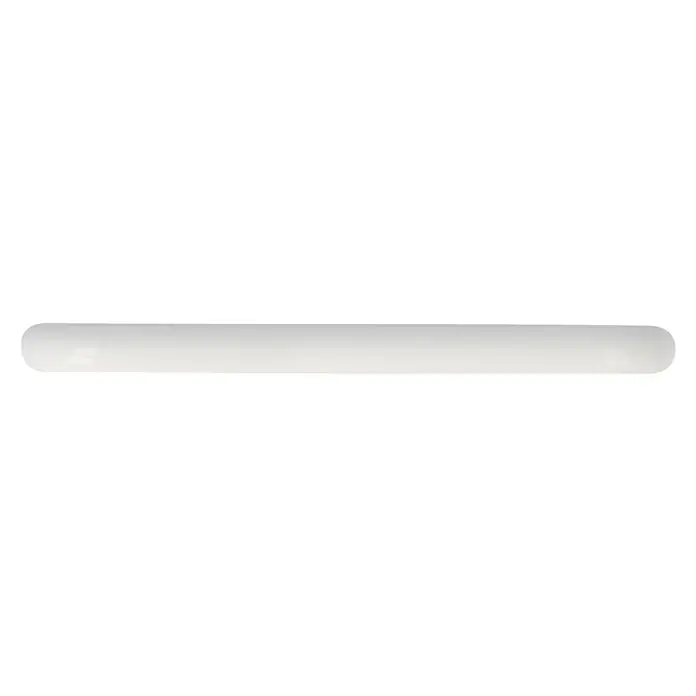 Rei Möbelgriff - Lochabstand: 160 mm, Sonstige, Weiß, L x B x H: 138 x 10 x 30 mm - Hellgrauer abgerundeter Balken.