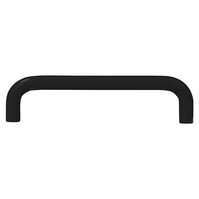 Rei Möbelgriff - Lochabstand: 128 mm, Sonstige, Schwarz, L x B x H: 138 x 10 x 30 mm - Schwarzer U-förmiger Griff.