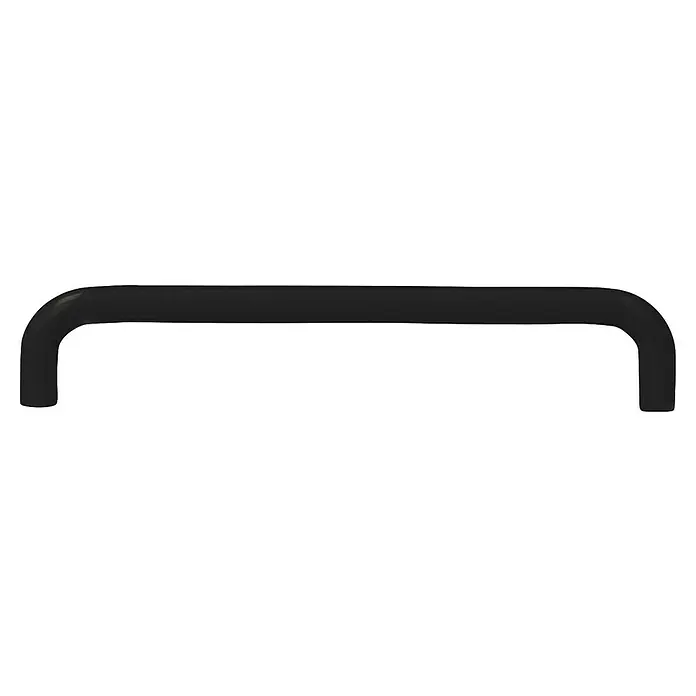Rei Möbelgriff - Lochabstand: 160 mm, Sonstige, Schwarz - Glatter schwarzer U-förmiger Griff.