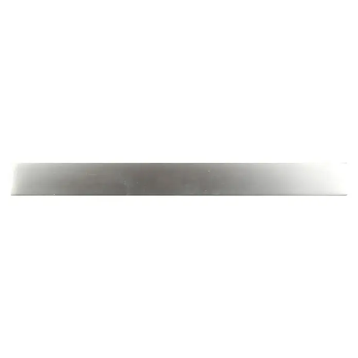 Rei Möbelgriff - Lochabstand: 192 mm, Aluminium, Aluminium, L x B x H: 225 x 23 x 25 mm - Rechteckiger grauer Streifen mit subtiler gebürsteter Textur und Farbverlauf von dunkel nach hell.