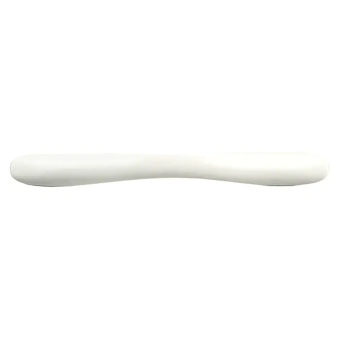 Rei Möbelgriff - Lochabstand: 64 mm, Sonstige, Weiß, L x B x H: 84 x 9 x 18 mm - Weißes knochenförmiges Haustierspielzeug.