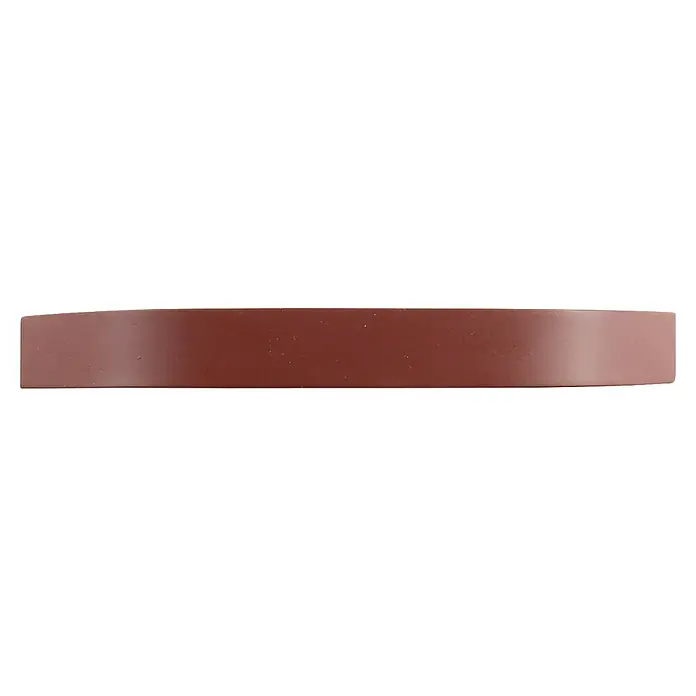 Rei Möbelgriff - Lochabstand: 160 mm, Aluminium, Weinrot, Gebogen - Ein leicht gebogenes, massives braunes Band mit matter Oberfläche.