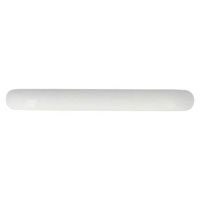 Rei Möbelgriff - Lochabstand: 64 mm, Sonstige, Weiß, L x B x H: 72 x 8 x 27 mm - Weisse längliche Kapsel mit abgerundeten Enden.