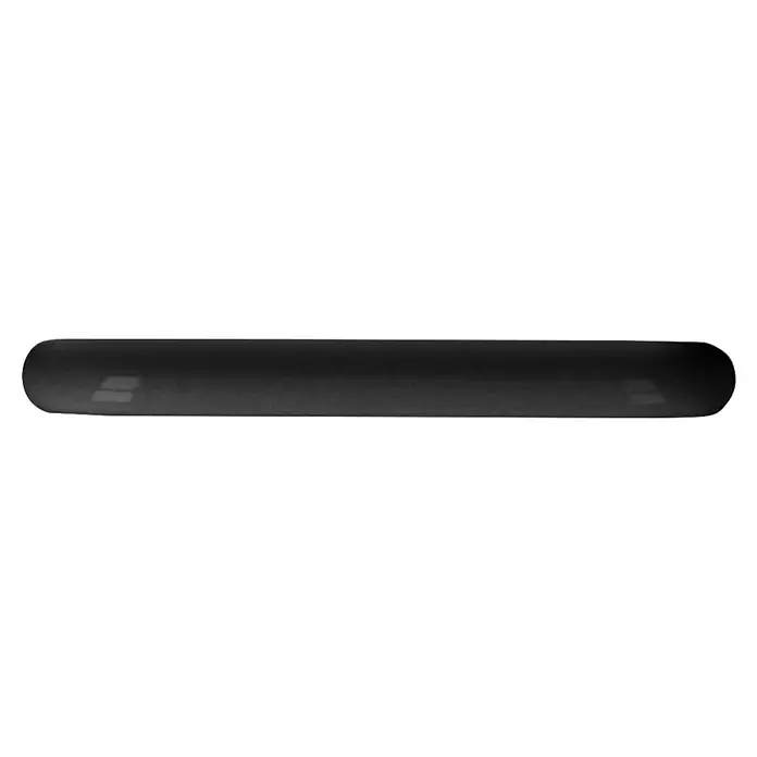 Rei Möbelgriff - Lochabstand: 64 mm, Sonstige, Schwarz, L x B x H: 72 x 8 x 27 mm - Dunkelgraue, abgerundete Rechteckstange mit glatter Oberfläche.