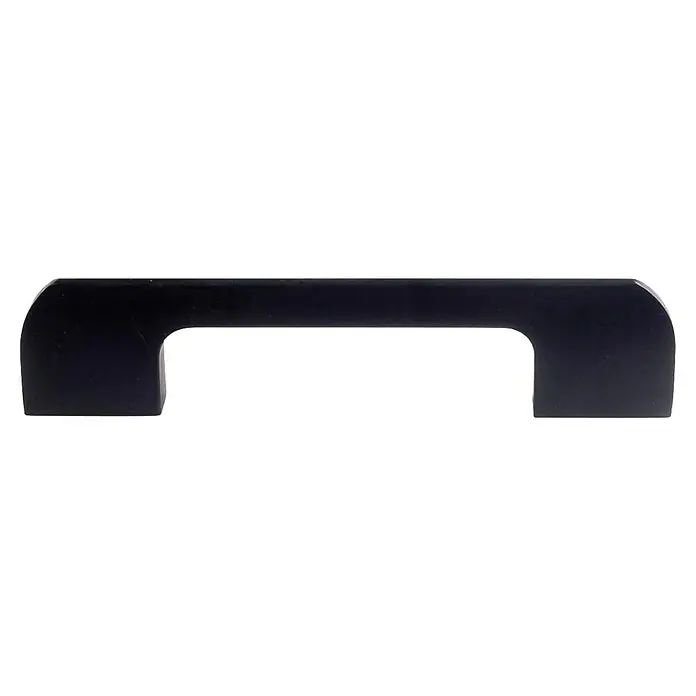 Rei Möbelgriff - Lochabstand: 96 mm, Aluminium, Schwarz, Elegant - Schwarzer U-förmiger Griff mit abgerundeten Enden.