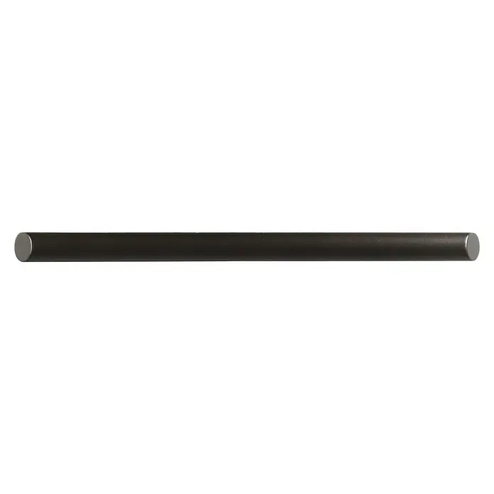 Rei Möbelgriff - Lochabstand: 160 mm, Aluminium, Schwarz, Sonstige, L x B x H: 167 x 11 x 32 mm - Dunkelgraue zylindrische Stange mit matter Oberfläche.