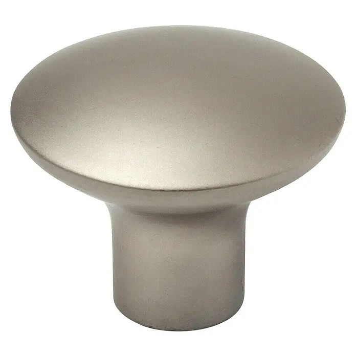 Rei Möbelknopf - Durchmesser: 35 mm, Nickel - Gebürsteter Nickel Möbelknauf mit gewölbter Oberseite.