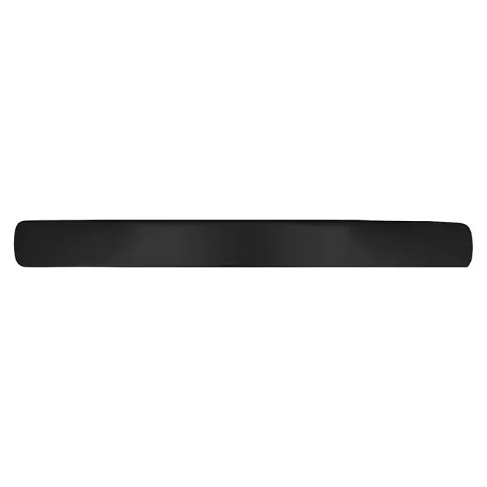 Rei Möbelgriff - Lochabstand: 64 mm, Sonstige, Schwarz, L x B x H: 71 x 8 x 22 mm - Dunkelgraue rechteckige Matte mit abgerundeten Ecken.