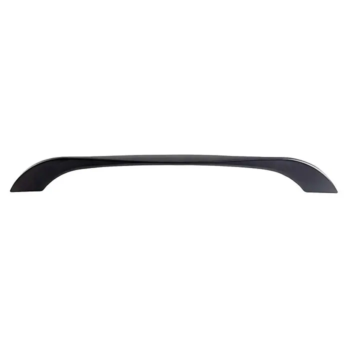 Rei Möbelgriff - Lochabstand: 192 mm, Sonstige, Schwarz, L x B x H: 230 x 16 x 25 mm - Schwarz, gewölbter Möbelgriff.