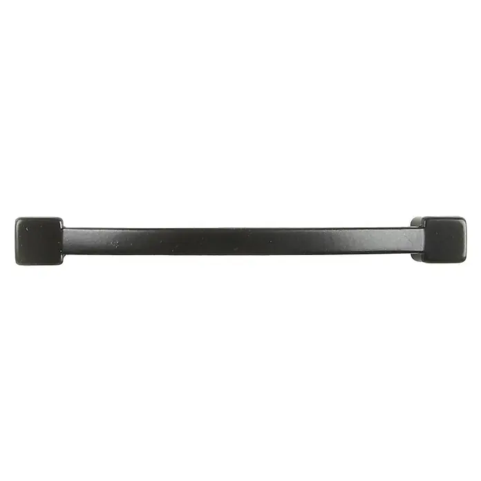 Rei Möbelgriff - Lochabstand: 64 mm, Sonstige, Schwarz, L x B x H: 72 x 10 x 17 mm - Schwarzer, rechteckiger Ziehgriff mit abgerundeten Enden.