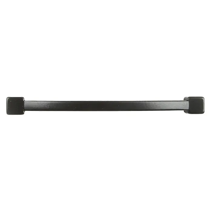 Rei Möbelgriff - Lochabstand: 96 mm, Sonstige, Schwarz, L x B x H: 103 x 10 x 19 mm - Dunkler, rechteckiger Möbelgriff mit eckigen Enden.
