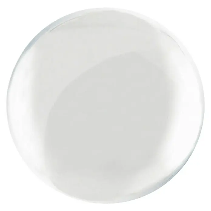 Rei Möbelknopf - Durchmesser: 15 mm, Chrom, Glanzgrad: Glänzend - Transparenter runder Ballon.