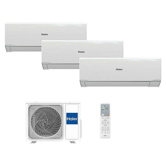 Haier Aire acondicionado Inverter 3x1 Tide Premium (2.600 W - 3.500 W, 3.000 W - 3.700 W, Tamaño de la estancia: 15 m² - 25 m²) | BAUHAUS