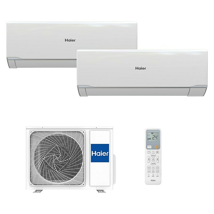 Haier Aire acondicionado Inverter 2x1 Tide Premium (3.500 W, 3.700 W, Tamaño de la estancia: 20 m² - 25 m²) | BAUHAUS