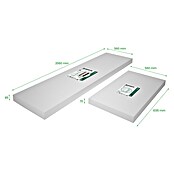Meka Block Armario de puertas correderas K-511 (L x An x Al: 50 x 100 x 200 cm, Blanco Liso/Roble Cortez) | BAUHAUS