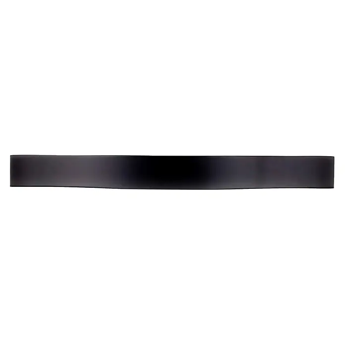 Rei Möbelgriff - Lochabstand: 128 mm, Aluminium, Schwarz, Rustikal - Schwarzes flexibles Widerstandsband.