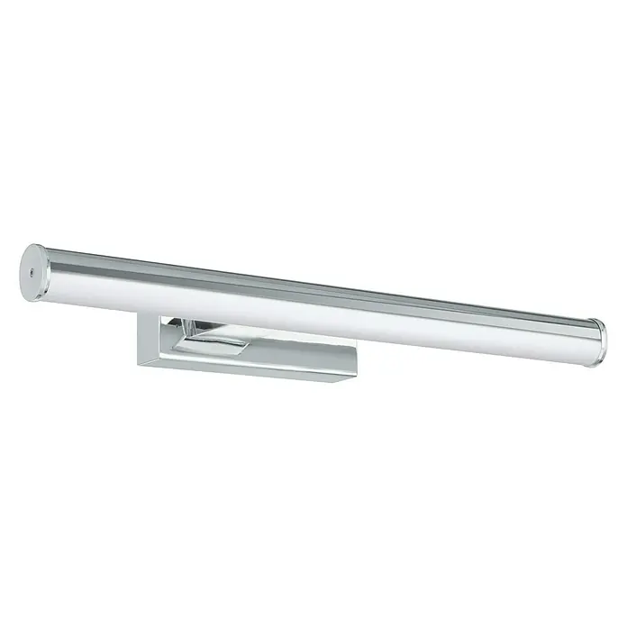 Eglo LED-Spiegelleuchte Vadumi - 7,4 W, L x B x H: 40 x 12,5 x 5 cm, Chron, Weiß, Neutralweiß - Moderne Chrom-Badezimmerleuchte mit länglichem Design und Wandmontage für stilvolle Beleuchtung.