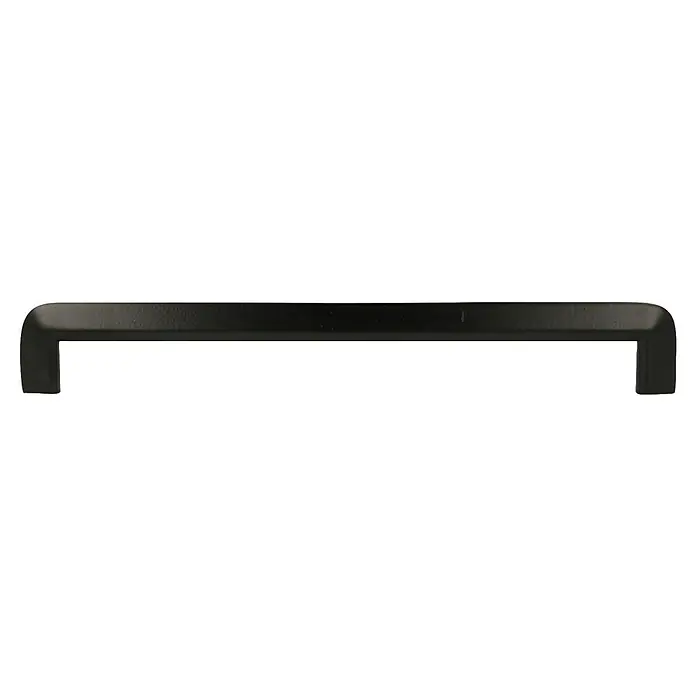 Rei Möbelgriff - Lochabstand: 224 mm, Sonstige, Schwarz, L x B x H: 245 x 8 x 35 mm - Dunkler, rechteckiger Griff mit glatten, abgerundeten Ecken.