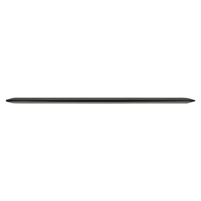 Rei Möbelgriff - Lochabstand: 224 mm, Sonstige, Schwarz, L x B x H: 245 x 8 x 35 mm - Dunkelgraue Metallstange mit abgerundeten Enden.