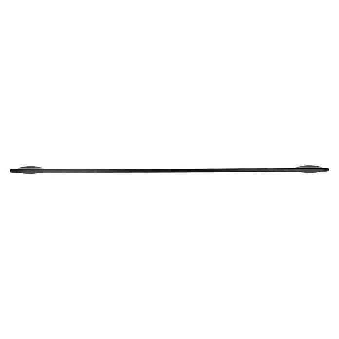 Rei Möbelgriff - Lochabstand: 224 mm, Sonstige, Schwarz, L x B x H: 254 x 10 x 40 mm - Mattschwarzer rechteckiger Stangengriff mit abgerundeten Enden.