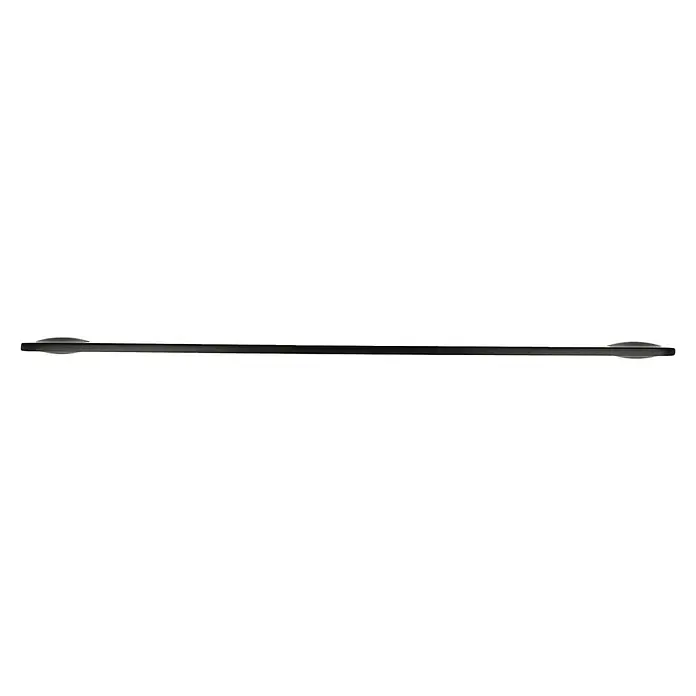 Rei Möbelgriff - Lochabstand: 320 mm, Sonstige, Schwarz, L x B x H: 350 x 10 x 40 mm - Matt schwarzer, rechteckiger Griff mit abgerundeten Enden.